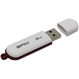 Память SiliconPower "Luxmini 320" 32GB, USB2.0 Flash Drive, белый