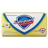 Мыло туалетное Safeguard "Ромашка", антибактериальное, бумажная обертка, 90г