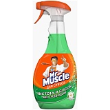 Средство для мытья стекол Mr.Muscle с нашатырным спиртом "Утренняя роса", 500мл, с курком