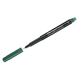 Маркер перманентный Faber-Castell "Multimark permanent" F, зеленый,пулев.,0,6мм,с ласт.