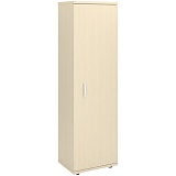 Шкаф-колонка для одежды с выдвижной штангой МФ Виско Консул/Дуб шамони светлый, 600*450*2030