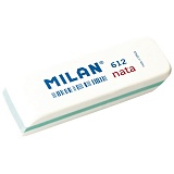 Ластик Milan "Nata 612", скошенный, пластик, 78*23*12мм
