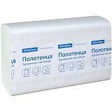 Полотенца бумажные лист. OfficeClean Professional(Z-сл), 2-слойные, 200л/пач, 21,5*24, тисн,белые