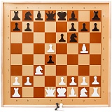 Шахматы демонстрационные настенные, Десятое королевство, магнитные, поле 70*70см