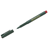 Ручка капиллярная Faber-Castell "Finepen 1511" красная, 0,4мм