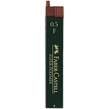 Грифели для механических карандашей Faber-Castell "Super-Polymer", 12шт., 0,5мм, F