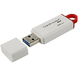 Память Kingston "DTIG4"  32GB, USB 3.0 Flash Drive, белый