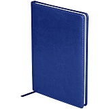 Ежедневник датированный 2021г., А4, 176л., кожзам, OfficeSpace "Nebraska", синий