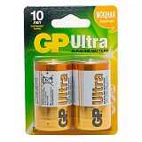 Батарейка GP Ultra D (LR20) 13A алкалиновая, BC2