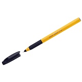 Ручка шариковая Cello "Tri-Grip yellow barrel" черная, 0,7мм, грип, штрих-код