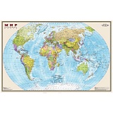 Карта "Мир" политическая DMB, 1:20млн., 1560*1010мм, матовая ламинация