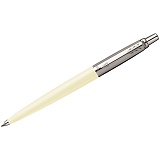 Ручка шариковая Parker "Jotter White Chrome" синяя, 1,0мм, кнопочн., подар. уп.