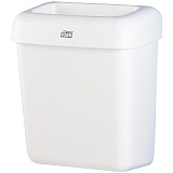 Контейнер для мусора Tork Mini bin (B2), 20л, прямоугольный, пластик, белый