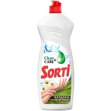Средство для мытья посуды Sorti "CleanCare. Бальзам с экстактом ромашки", 900мл