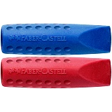 Набор ластиков-колпачков Faber-Castell "Grip 2001" 2шт., трехгранные, ассорти, пакет