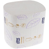 Бумага туалетная листовая Tork "Premium"(ZZ-сл)(Т3) 2-слойная, 252лист/пач, мягкая, тиснение, белая