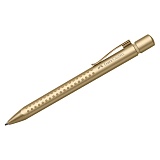 Ручка шариковая автоматическая Faber-Castell "Grip Edition XB", синий, 1,4 мм, золотой корпус