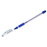 Ручка шариковая Cello "Gripper I" синяя, 0,5мм, грип, штрих-код