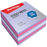 Самоклеящийся блок Berlingo "Ultra Sticky", 75*75мм, 450л, 3 цвета