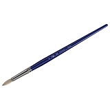 Кисть художественная синтетика упругая Гамма "Манеж", круглая №16, длинная ручка