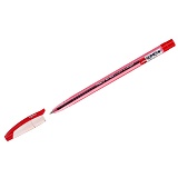Ручка шариковая Cello "Slimo" красная, 1,0мм, штрих-код