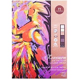 Планшет для пастелей 18л. А4 Лилия Холдинг "Сладкие грезы", 160г/м2, 6 цветов, "Холст"
