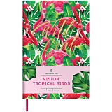 Записная книжка А5 80л. ЛАЙТ, кожзам, Greenwich Line "Vision.Tropicalbirds", тон. блок, цв. срез
