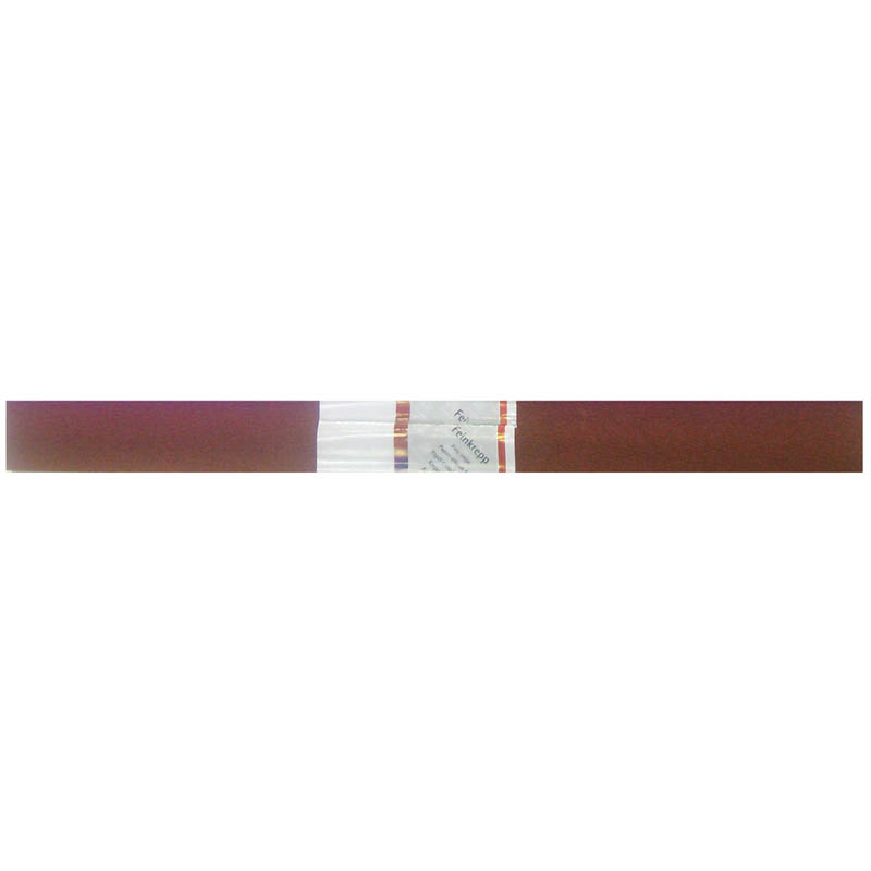 Бумага крепированная Werola, 50*250см, 32г/м2, растяжение 55%, коричневая, в рулоне