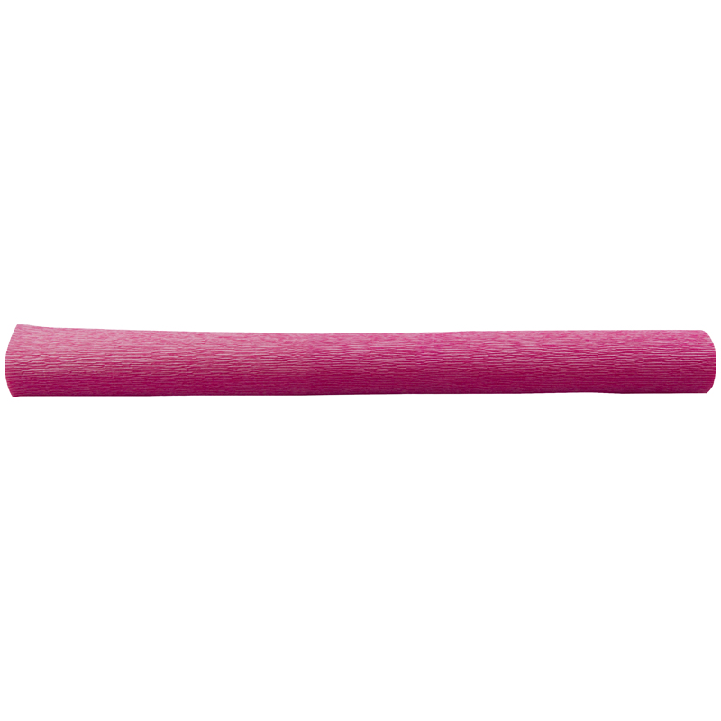 Бумага крепированная флористическая Werola, 50*250см, 128г/м2, растяж. 250%, розовая, в рулоне
