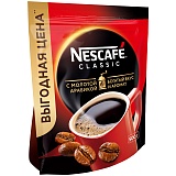 Кофе растворимый Nescafe "Classic", гранулированный/порошкообразный, с молотым, мягкая упаковка, 500г