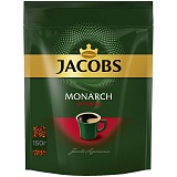 Кофе растворимый Jacobs "Monarch" Intense, сублимированный, мягкая упаковка, 150г