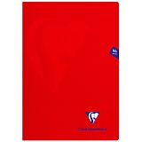 Тетрадь 48л., А4, клетка Clairefontaine "Mimesys", 90г/м2, пластиковая обложка, красная