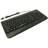 Клавиатура игровая Smartbuy Rush 715, мультимедийная, подсветка, USB, черная