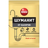 Средство для прочистки труб Bagi "Шуманит", гранулы, 70г