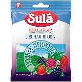 Леденцы фруктовые Sula "Лесные ягоды", с витамином С, 60г, пакет, европодвес