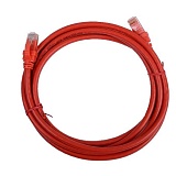 Патч-корд Hyperline PC-LPM-UTP-RJ45-RJ45-C5e-0.5M-RD, категория 5e, 0,5м, красный