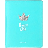 Дневник 1-11 кл. 48л. (твердый) "Princess life", иск.кожа, тон. блок, аппликация, ляссе