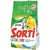 Порошок для машинной стирки Sorti "Color", 2.4кг