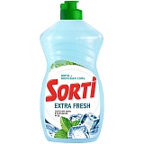 Средство для мытья посуды Sorti "Extra Fresh. Мята и Морская соль", 450мл