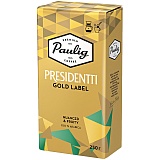 Кофе молотый Paulig "Presidentti Gold Label" вакуумный пакет, 250г