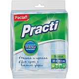 Салфетки для уборки Paclan "Practi", набор 5шт., вискоза, 35*35см, европодвес