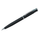 Ручка шариковая Berlingo "Silver Standard" синяя, 0,7мм, корпус черный, поворот., инд. упак.