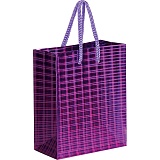 Пакет подарочный 11*14*6,5см ArtSpace, голографический, фиолетовый