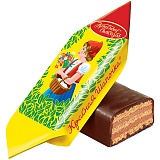 Шоколадные конфеты вафельные Красный Октябрь "Красная шапочка", 250г, пакет