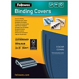 Обложка А4 Fellowes FS-53739 "Дельта", кожа, 250г/кв.м, синий картон, 25л.