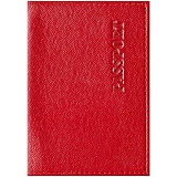 Обложка для паспорта OfficeSpace "Бизнес" кожзам, красный