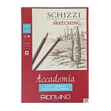 Скетчбук 50л. А2 на спирали Fabriano "Accademia", 120г/м2, мелокзернистая бумага
