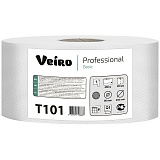 Бумага туалетная Veiro Professional "Basic"(Q1) 1 слойн, 450м/рул, тиснение, цвет натуральный
