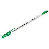 Ручка шариковая Berlingo "Tribase", зеленая, 1,0мм