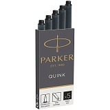 Картриджи чернильные Parker "Cartridge Quink" черные, 5шт., картонная коробка